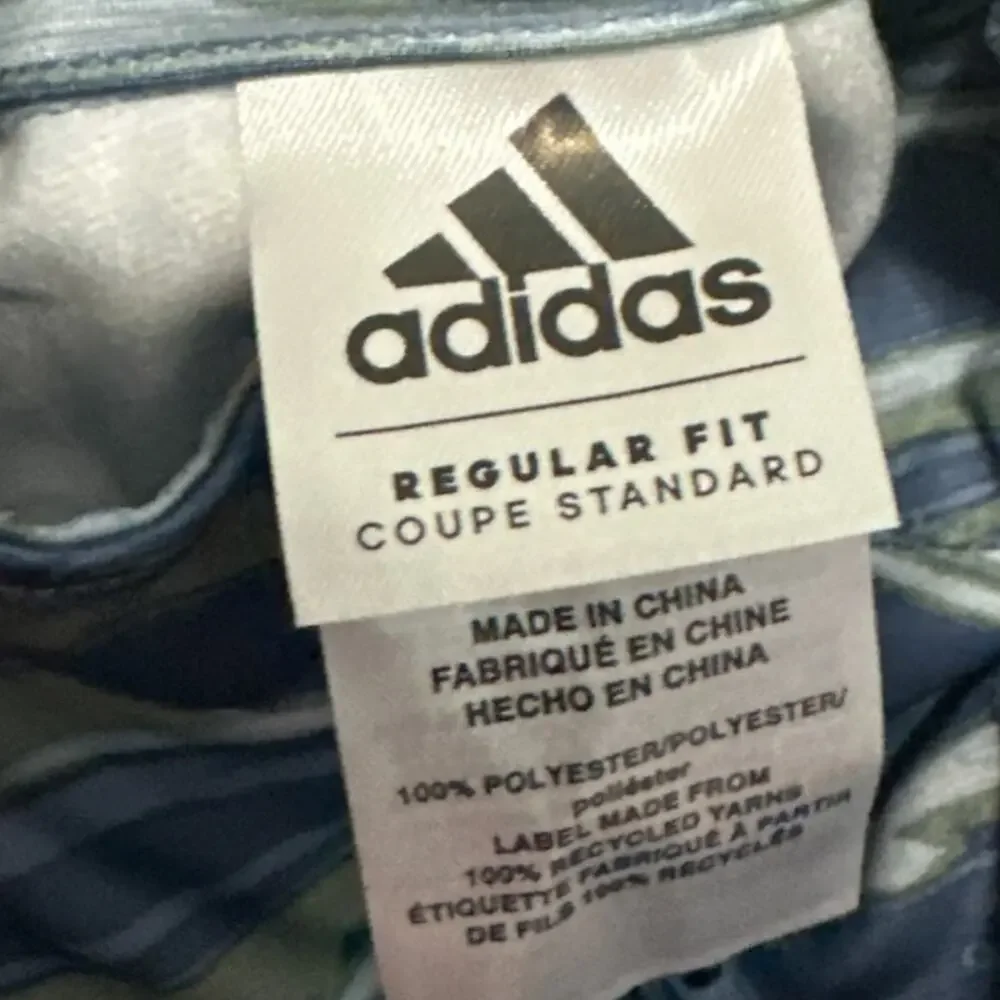 Adidas Toddler Boys Tricot Track Jacket Jogger Set Camo Crew Blue Size 18M NWT